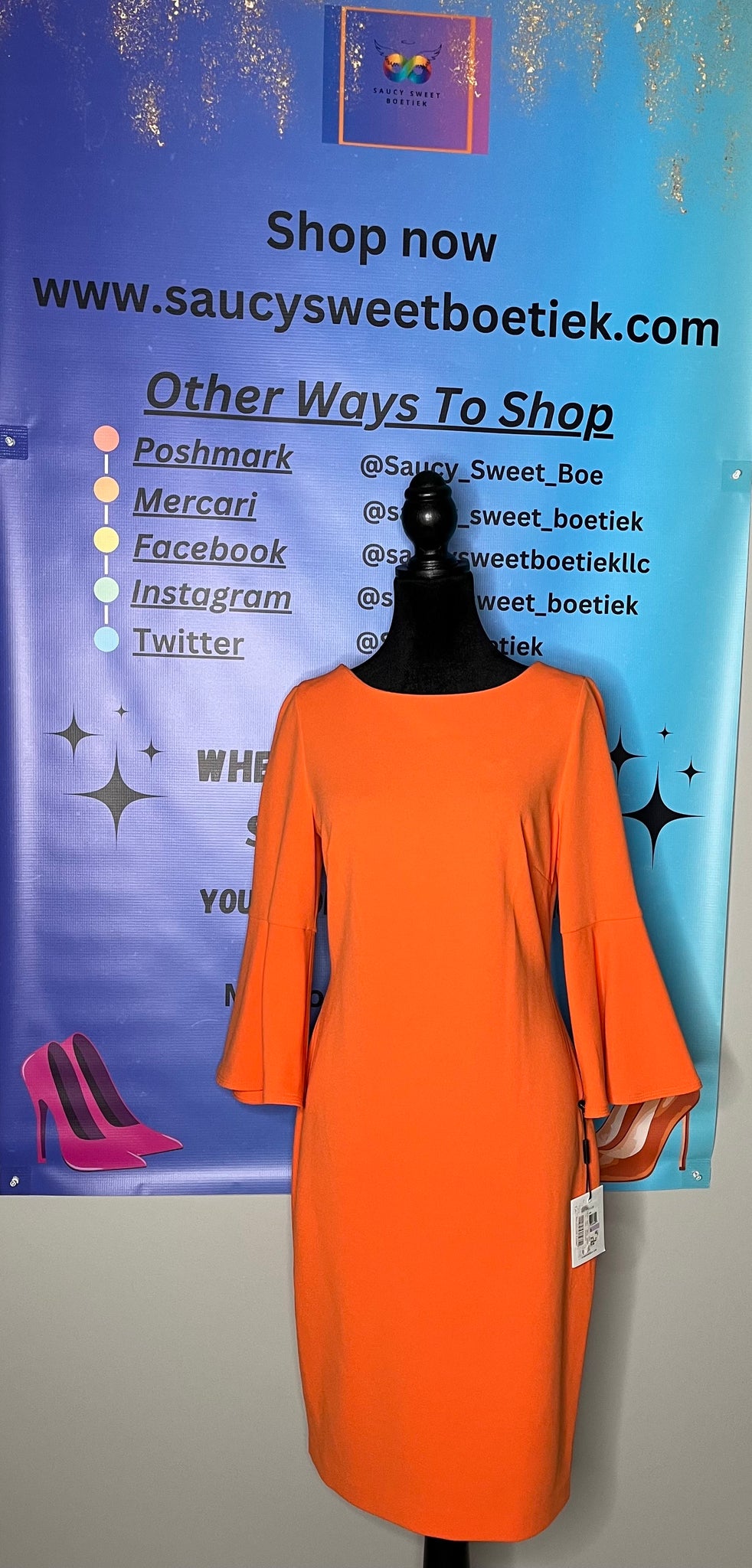 Orange MK dress