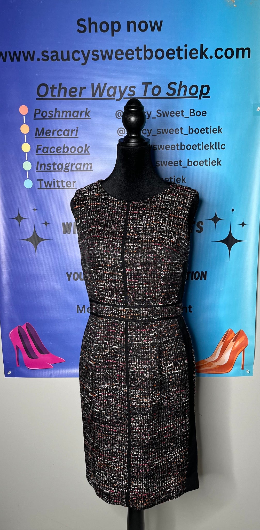 Colorful Anne Klein dress